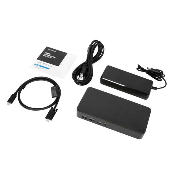 Targus DOCK460EUZ laptop dock & poortreplicator Bedraad USB4 Zwart (DOCK460EUZ)
