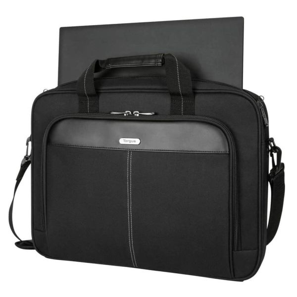 Targus TCT027GL laptoptas 39,6 cm (15.6") Aktetas Zwart (TCT027GL)