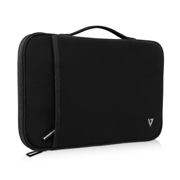 V7 CSE12HS-BLK-9E laptoptas 31 cm (12.2") Opbergmap/sleeve Zwart (CSE12HS-BLK-9E)