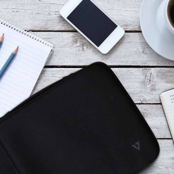 V7 CSE5H-BLK-9E laptoptas 29,5 cm (11.6") Opbergmap/sleeve Zwart (CSE5H-BLK-9E)