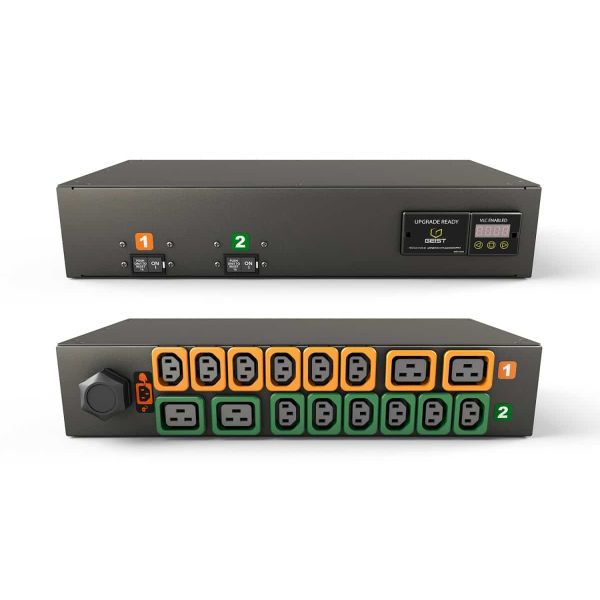 Vertiv MG01D2R1-16PB43-3PS6B2H10-S energiedistributie 16 AC-uitgang(en) 2U Zwart (GI10023L)