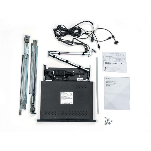 Vertiv Avocent 19”-LCD-console voor toegang tot lokale rack, USB KB, 2 USB PASS-FRA (LRA185KMM-204)