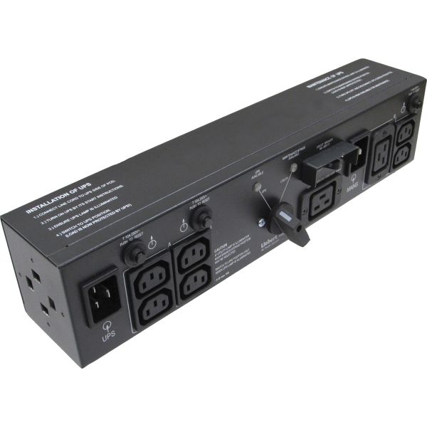 Vertiv MP2-220L energiedistributie 4 AC-uitgang(en) 2U Zwart (MP2-220L)