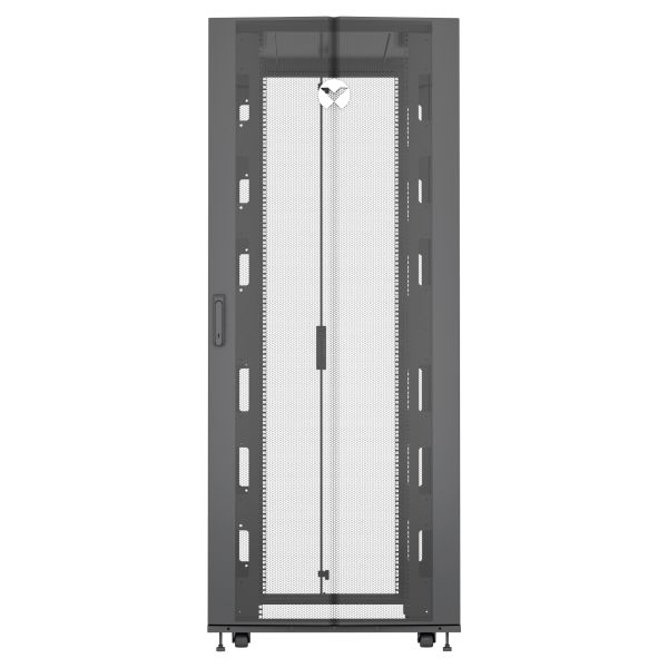 Vertiv VR3150 rack 42U Vrijstaande rek Zwart, Transparant (VR3150)
