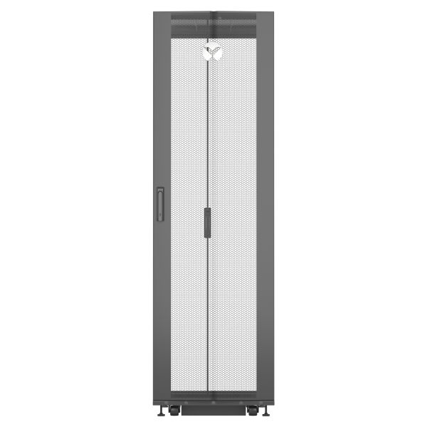 Vertiv VR3300 rack 42U Vrijstaande rek Zwart, Transparant (VR3300)