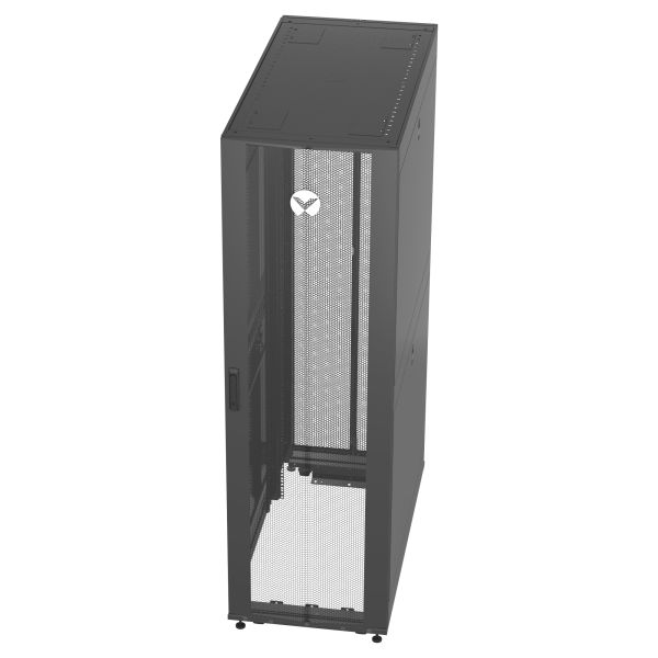 Vertiv VR3300 rack 42U Vrijstaande rek Zwart, Transparant (VR3300)