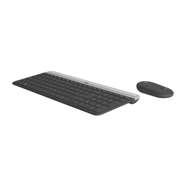 Logitech MK470 toetsenbord Inclusief muis RF Draadloos Slovaaks Grafiet (920-009264)