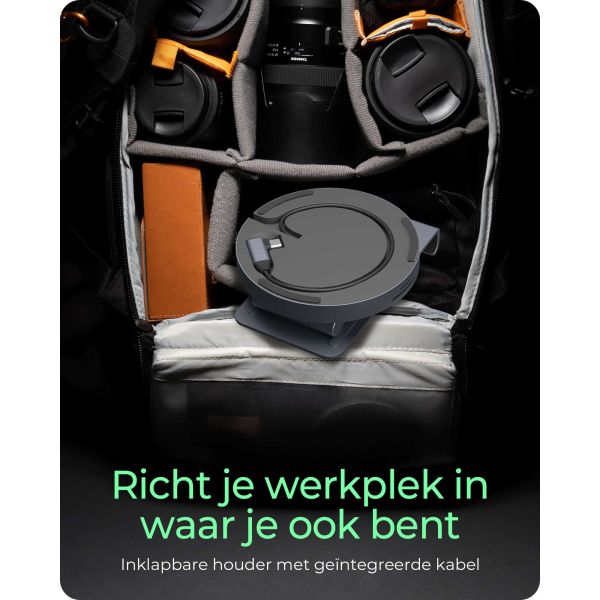 ICY BOX IB-TH100-DK dockingstation voor mobiel apparaat Tablet/smartphone Antraciet, Zwart (IB-TH100-DK)