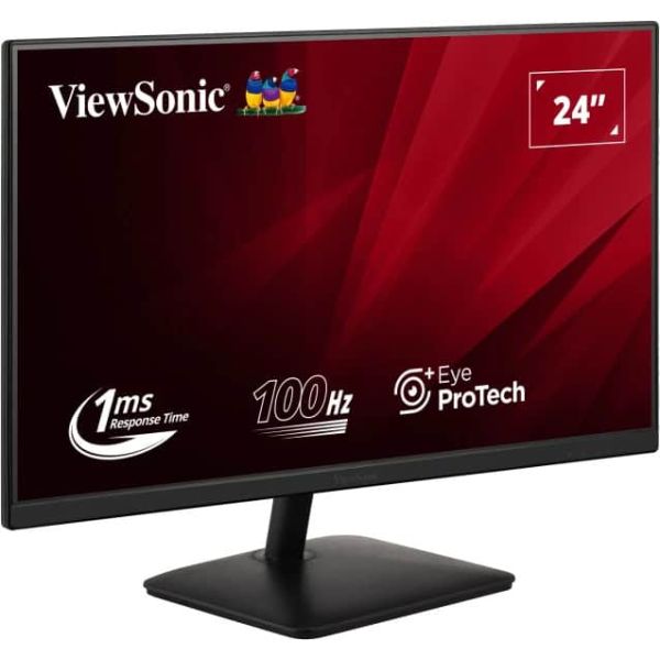 Viewsonic VA2408-MHDB computer monitor 61 cm (24") 1920 x 1080 Pixels Full HD LED Zwart (VA2408-MHDB)
