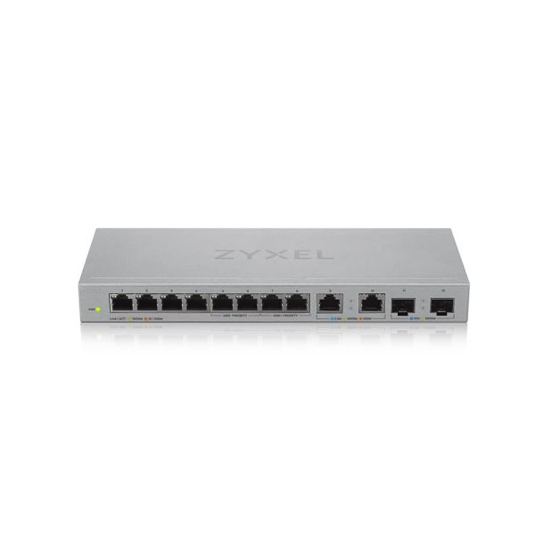 Zyxel XGS1010-12-ZZ0102F netwerk-switch Unmanaged Gigabit Ethernet (10/100/1000) Grijs (XGS1010-12-ZZ0102F)