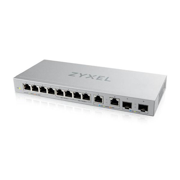 Zyxel XGS1010-12-ZZ0102F netwerk-switch Unmanaged Gigabit Ethernet (10/100/1000) Grijs (XGS1010-12-ZZ0102F)