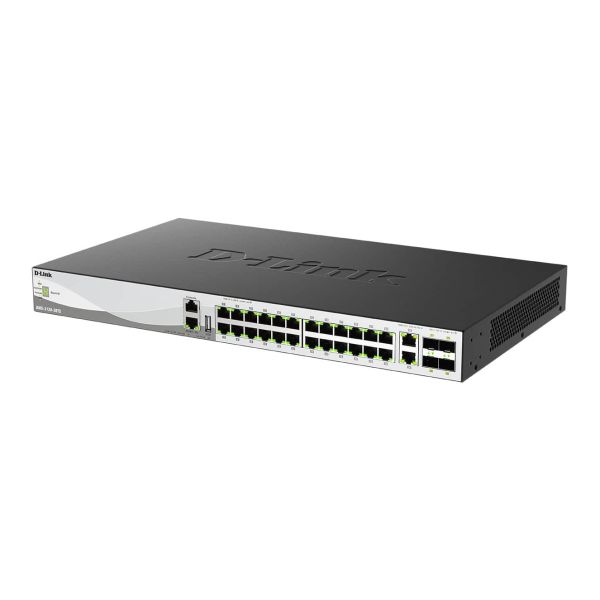 D-Link DMS-3130-30TS/E netwerk-switch Managed L3 10G Ethernet (100/1000/10000) Bureaublad-/wandmontage Zwart (DMS-3130-30TS/E) D-Link DMS-3130-30TS/E netwerk-switch Managed L3 10G Ethernet (100/1000/10000) Bureaublad-/wandmontage Zwart (DMS-3130-30TS/E)