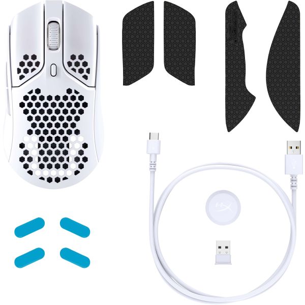HyperX Pulsefire Haste - Wireless Gaming Mouse (wit) (4P5D8AA)