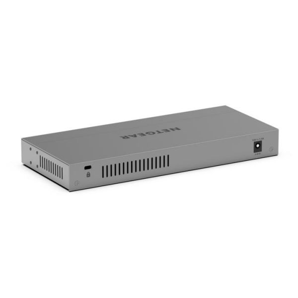 NETGEAR GS108X Unmanaged L2 Gigabit Ethernet (10/100/1000) Grijs (GS108X-100EUS)