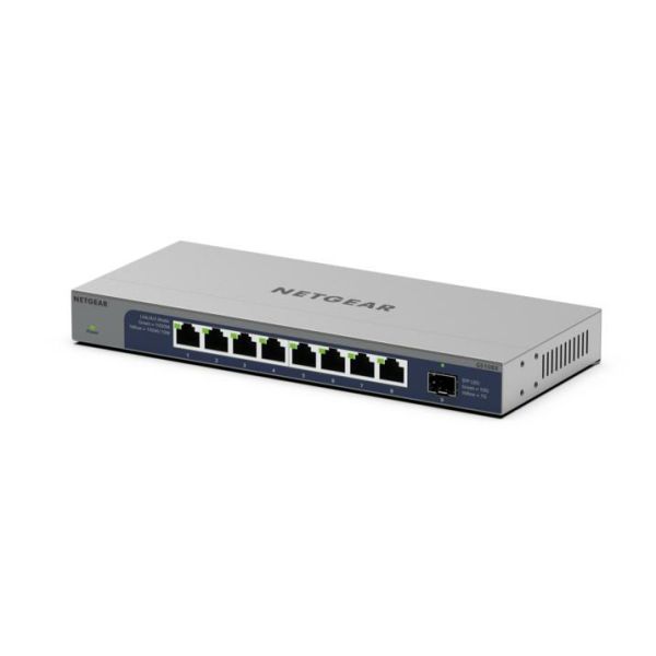 NETGEAR GS108X Unmanaged L2 Gigabit Ethernet (10/100/1000) Grijs (GS108X-100EUS)