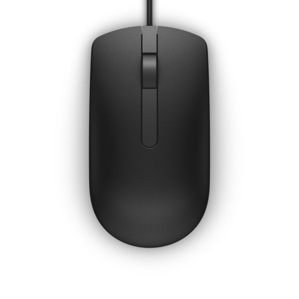 DELL bekabelde muis - MS116 - zwart - (RTL BOX) (MS116-BK)