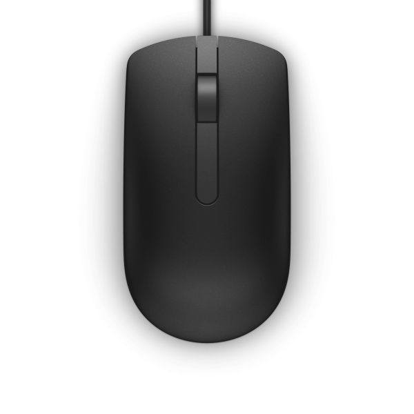 DELL MS116 muis Ambidextrous USB Type-A Optisch 1000 DPI (MS116-BK)