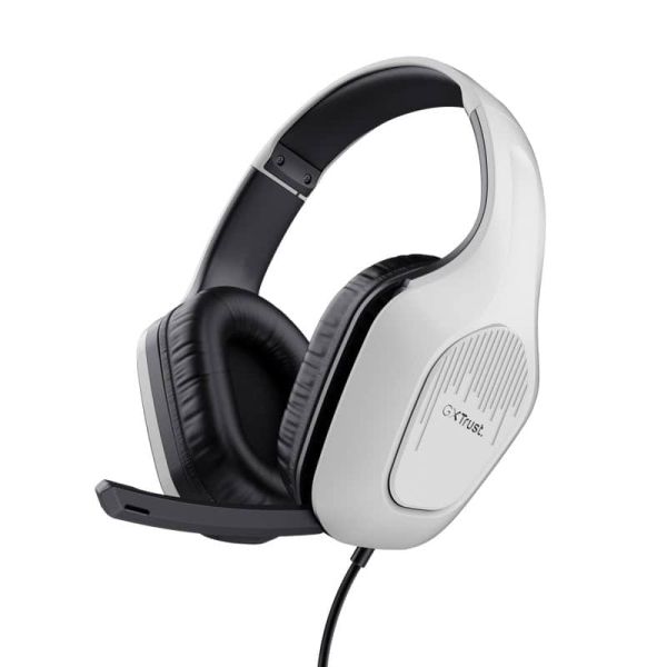 Trust GXT 415PS ZIROX Headset Bedraad Hoofdband Gamen Zwart, Wit (24993)