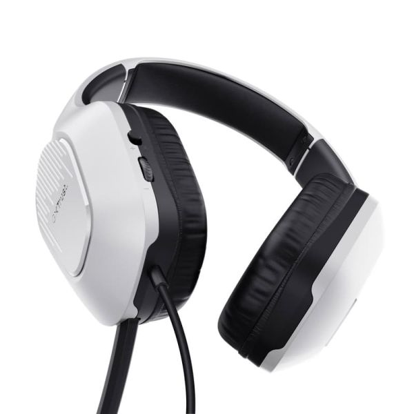 Trust GXT 415PS ZIROX Headset Bedraad Hoofdband Gamen Zwart, Wit (24993)