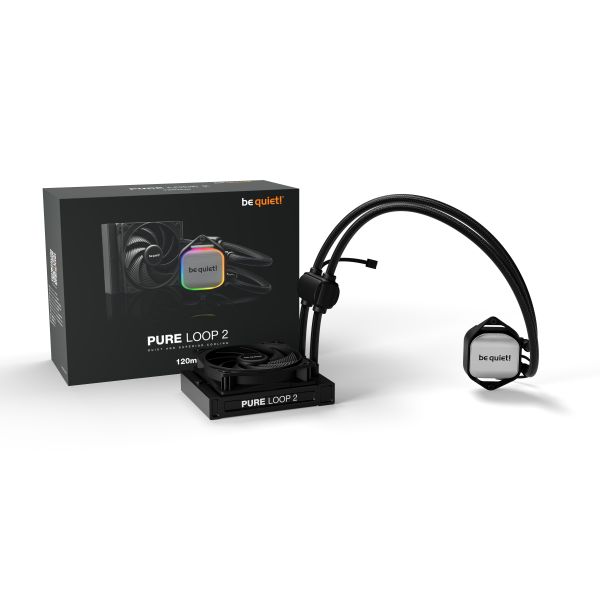be quiet! Pure Loop 2 | 120mm Processor Alles-in-één vloeistofkoeler 12 cm Zwart 1 stuk(s) (BW016)