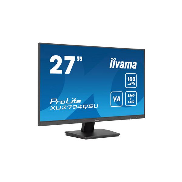 iiyama ProLite XU2794QSU-B6 computer monitor 68,6 cm (27") 2560 x 1440 Pixels Wide Quad HD LCD Zwart (XU2794QSU-B6)