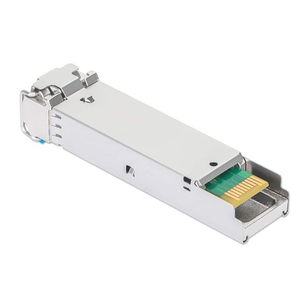 Intellinet Netwerk transceiver Gigabit SFP, 1000Base-LX (LC) single-mode, 10 km, equivalent aan Cisco GLC-LX-SM-RGD, 3 jaar garantie (508568) Intellinet Netwerk transceiver Gigabit SFP, 1000Base-LX (LC) single-mode, 10 km, equivalent aan Cisco GLC-LX-SM-RGD, 3 jaar garantie (508568)