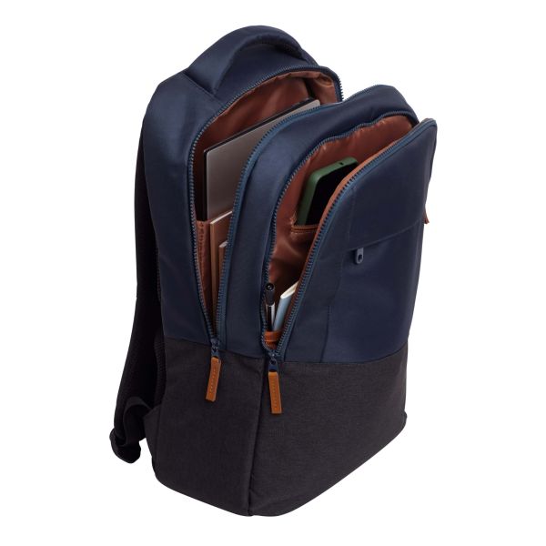 Trust Lisboa Rugzak 16 inch - Laptoprugzak – Voor laptops tot 16 inch – Gerecycled polyester – Blauw (25124)