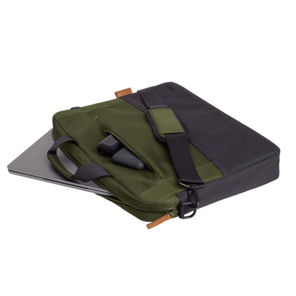 Trust Lisboa Laptop Schoudertas 16 inch - Laptop schoudertas – Voor laptops tot 16 inch – Groen (25245)
