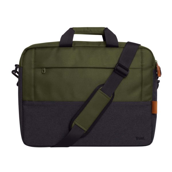 Trust Lisboa Laptop Schoudertas 16 inch - Laptop schoudertas – Voor laptops tot 16 inch – Groen (25245)