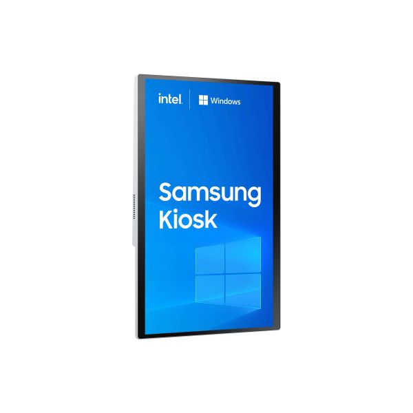 Samsung KM24C-5 Kiosk-ontwerp 61 cm (24") LED 250 cd/m² Full HD Wit Touchscreen Type processor Windows 10 IoT Enterprise 16/7 (LH24KMC5BGCXEN)