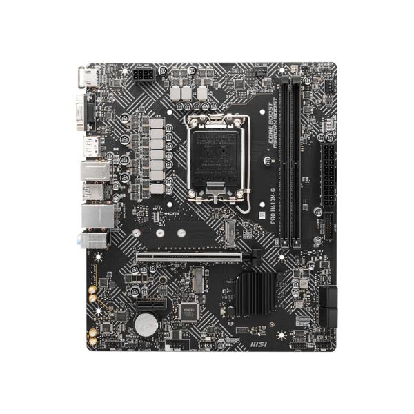 MSI PRO H610M-G moederbord Intel H610 LGA 1700 micro ATX (7D46-075R)