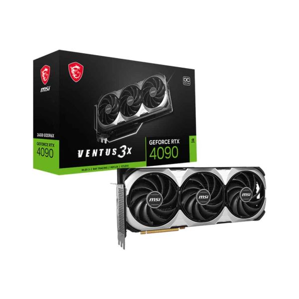 MSI VENTUS GeForce RTX 4090 3X E 24G OC NVIDIA 24 GB GDDR6X (V510-271R) MSI VENTUS GeForce RTX 4090 3X E 24G OC NVIDIA 24 GB GDDR6X (V510-271R)