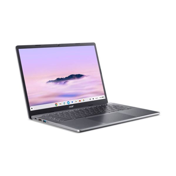 Acer Chromebook Plus 514 CBE574-1-R0S6 AMD Ryzen™ 5 7520C 35,6 cm (14") WUXGA 8 GB LPDDR5x-SDRAM 128 GB SSD Wi-Fi 6E (802.11ax) ChromeOS Grijs (NX.KREEH.002)