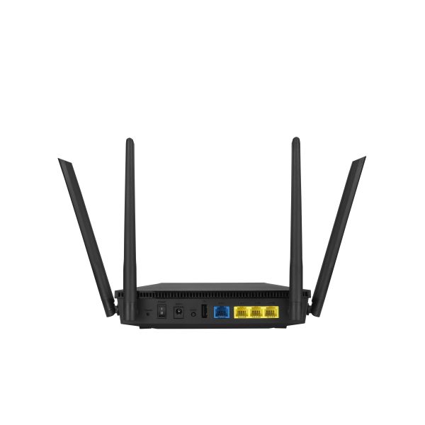 ASUS RT-AX53U draadloze router Gigabit Ethernet Dual-band (2.4 GHz / 5 GHz) Zwart (RT-AX53U)