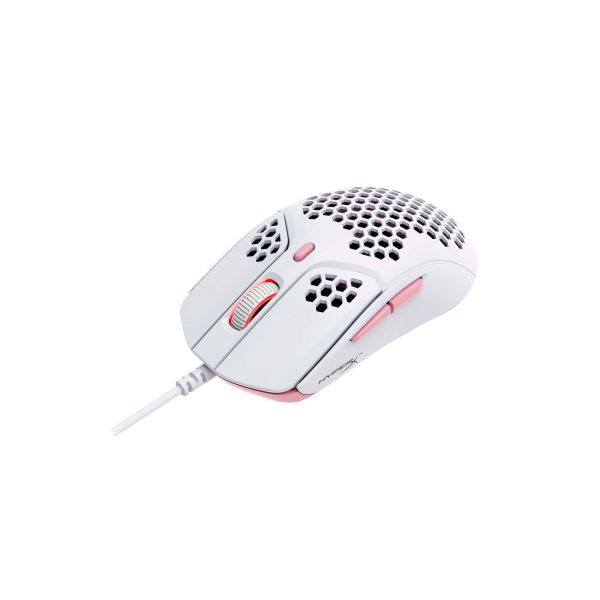 HyperX Pulsefire Haste Gaming muis (wit-roze) (4P5E4AA) HyperX Pulsefire Haste Gaming muis (wit-roze) (4P5E4AA)