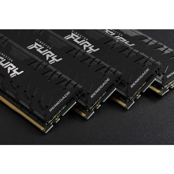 Kingston Technology FURY 16GB 3200MT/s DDR4 CL16 DIMM 1Gx8 Renegade Zwart (KF432C16RB12/16)