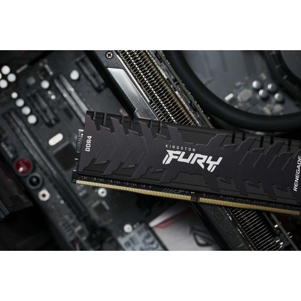 Kingston Technology FURY 16GB 3200MT/s DDR4 CL16 DIMM 1Gx8 Renegade Zwart (KF432C16RB12/16)