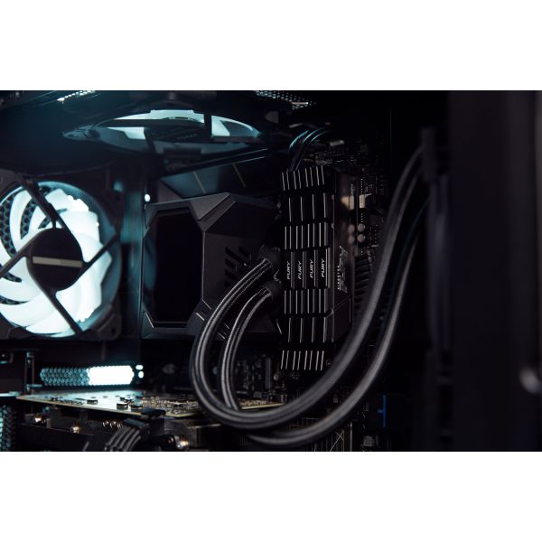 Kingston Technology FURY 16GB 3200MT/s DDR4 CL16 DIMM 1Gx8 Renegade Zwart (KF432C16RB12/16)