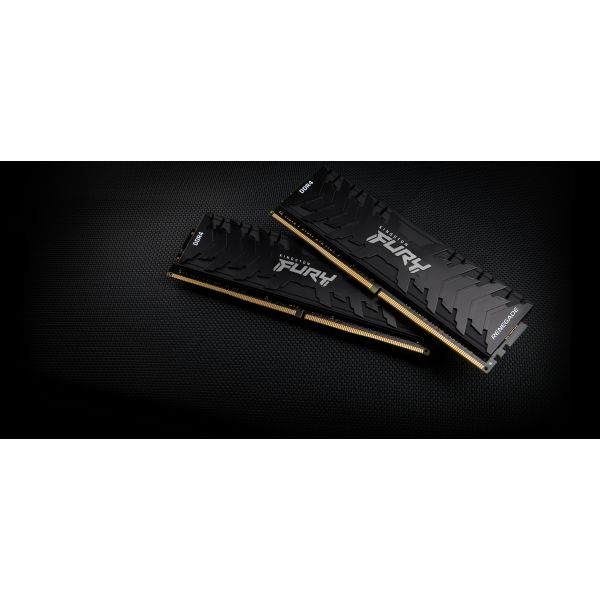 Kingston Technology FURY 16GB 3200MT/s DDR4 CL16 DIMM 1Gx8 Renegade Zwart (KF432C16RB12/16)