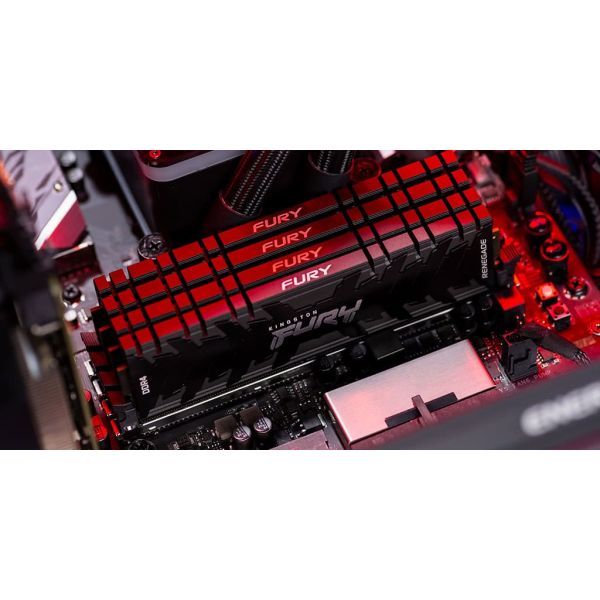 Kingston Technology FURY 16GB 3200MT/s DDR4 CL16 DIMM 1Gx8 Renegade RGB (KF432C16RB12A/16)