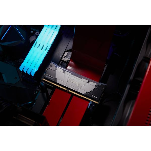 Kingston Technology FURY 16GB 3200MT/s DDR4 CL16 DIMM 1Gx8 Renegade RGB (KF432C16RB12A/16)
