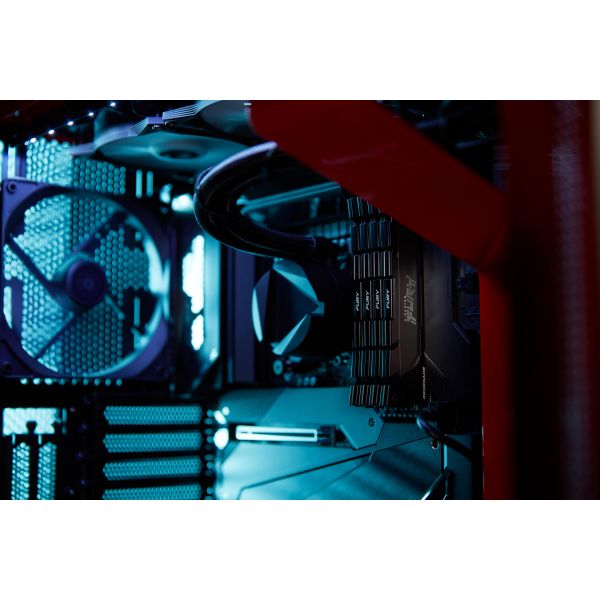 Kingston Technology FURY 64GB 3200MT/s DDR4 CL16 DIMM (set van 4) 1Gx8 Renegade Zwart (KF432C16RB12K4/64)