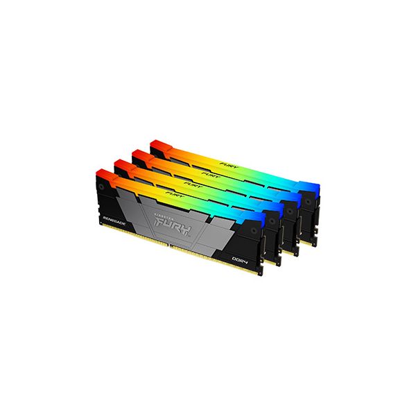 Kingston Technology FURY 32GB 3200MT/s DDR4 CL16 DIMM (set van 4) Renegade RGB (KF432C16RB2AK4/32) Kingston Technology FURY 32GB 3200MT/s DDR4 CL16 DIMM (set van 4) Renegade RGB (KF432C16RB2AK4/32)