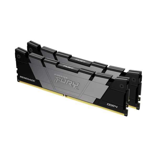 Kingston Technology FURY 64GB 3200MT/s DDR4 CL16 DIMM (set van 2) Renegade Zwart (KF432C16RB2K2/64)