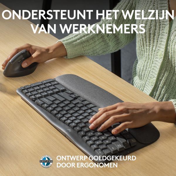 Logitech Wave Keys for Business Ergonomisch Toetsenbord (920-012328)