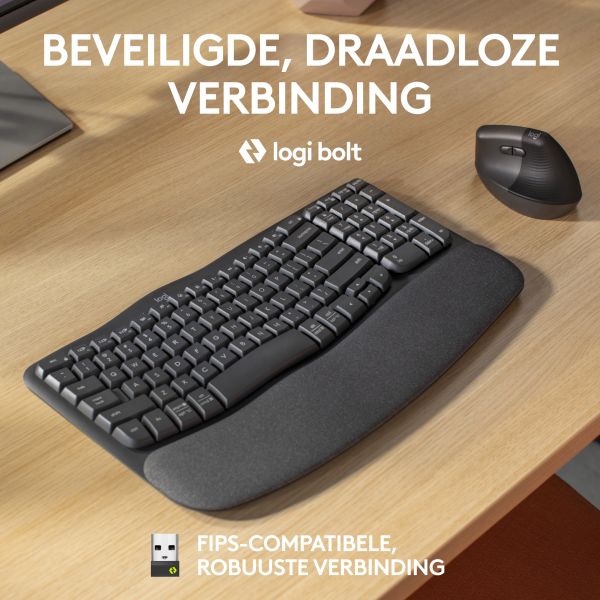Logitech Wave Keys for Business Ergonomisch Toetsenbord (920-012334)