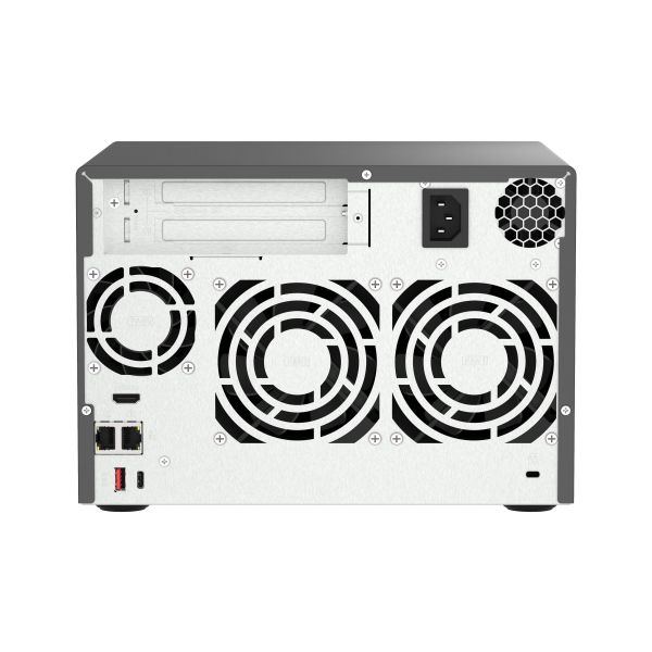 QNAP TVS-H674T-I5-32G data-opslag-server NAS Tower Intel® Core™ i5 i5-12400 32 GB DDR4 HDD QNAP QTS Zwart (TVS-H674T-I5-32G) QNAP TVS-H674T-I5-32G data-opslag-server NAS Tower Intel® Core™ i5 i5-12400 32 GB DDR4 HDD QNAP QTS Zwart (TVS-H674T-I5-32G)