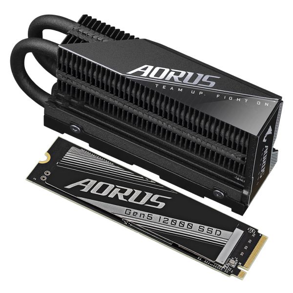 GIGABYTE AORUS Gen5 12000 1 TB M.2 PCI Express 5.0 NVMe 3D TLC NAND (AG512K1TB)