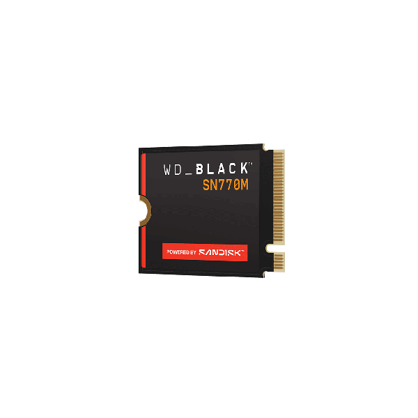 Sandisk WD_BLACK SN770M NVMe 1TB (Retail) M.2 2230, PCIe Gen 4 / 5150 MB/s read, 4900 MB/s write (WDBDNH0010BBK-WRSN)