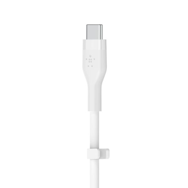 Belkin Cbl Silicone USB-C LTG 3M blc Wit (CAA009BT3MWH)